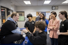 March 20, 2025: Senator Kim tour of four Health Sciences and Public Services programs at Dauphin County Technical School