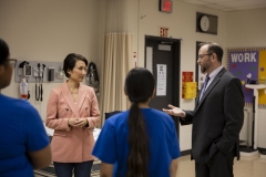 March 20, 2025: Senator Kim tour of four Health Sciences and Public Services programs at Dauphin County Technical School