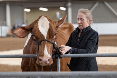 January 10, 2025: Senator Patty Kim attends the 2025 Farm Show and participates in the Celebrity Cow Milking Contest.