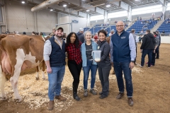 January 10, 2025: Senator Patty Kim attends the 2025 Farm Show and participates in the Celebrity Cow Milking Contest.
