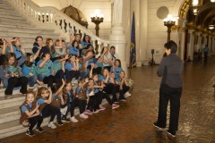 April 21, 2025: Senator Kim visits with Girl Scouts