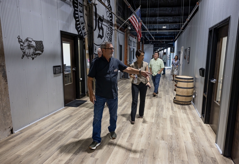 July 25, 2025: Senator Kim visits Hidden Still Distillery