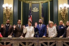 January 7, 2025: Senator Patty Kim is sworn into the Pennsylvania State Senate.