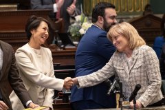 January 7, 2025: Senator Patty Kim is sworn into the Pennsylvania State Senate.