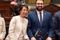 January 7, 2025: Senator Patty Kim is sworn into the Pennsylvania State Senate.