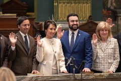 January 7, 2025: Senator Patty Kim is sworn into the Pennsylvania State Senate.
