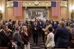 January 7, 2025: Senator Patty Kim is sworn into the Pennsylvania State Senate.