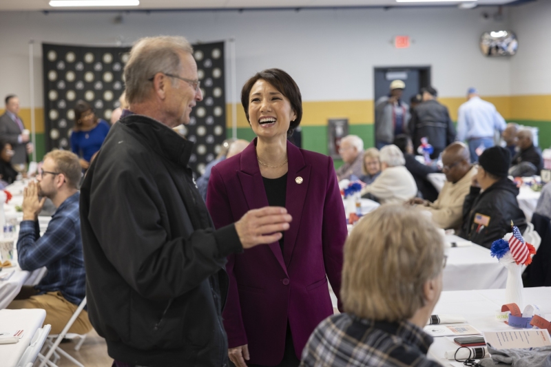 November 12, 2025: Senator Kim hosts Veterans Breakfast at the Dauphin County Technical School.