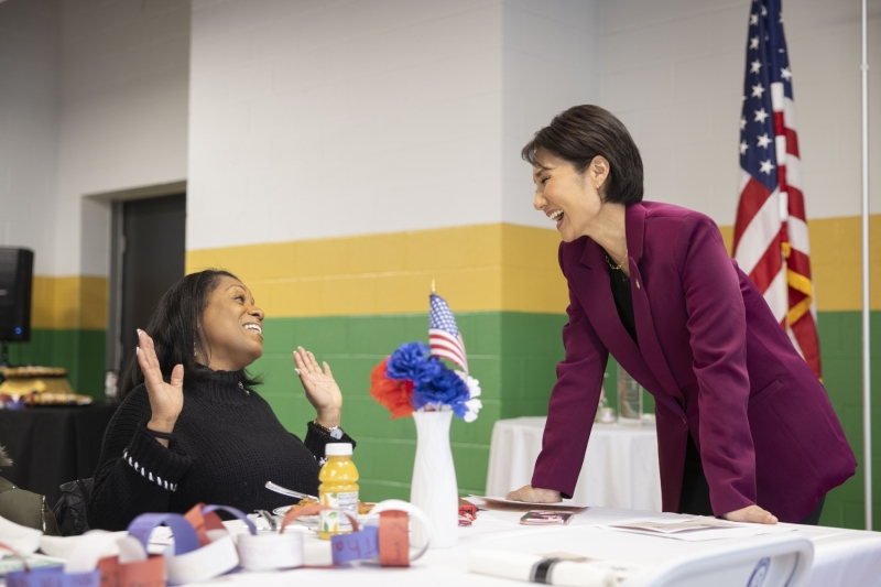 November 12, 2025: Senator Kim hosts Veterans Breakfast at the Dauphin County Technical School.