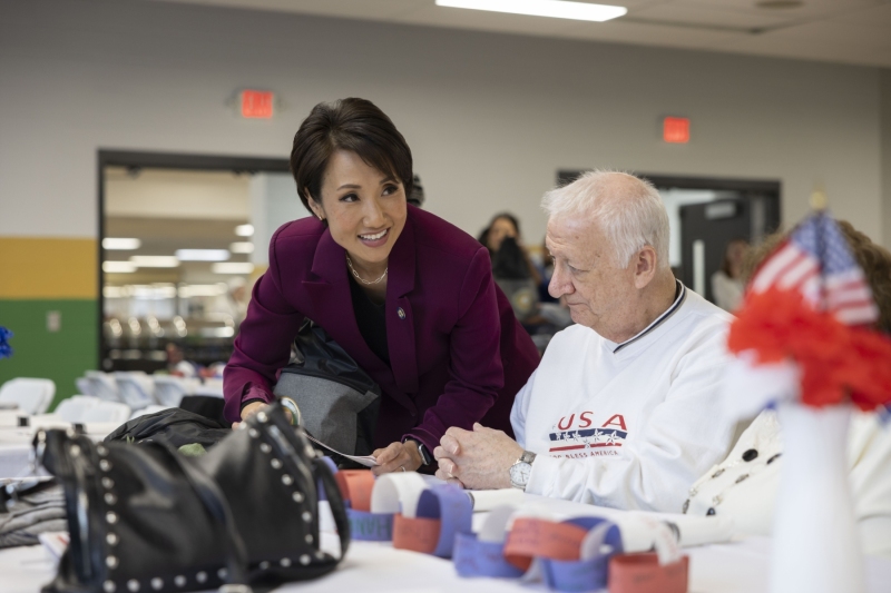 November 12, 2025: Senator Kim hosts Veterans Breakfast at the Dauphin County Technical School.