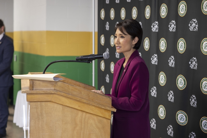 November 12, 2025: Senator Kim hosts Veterans Breakfast at the Dauphin County Technical School.