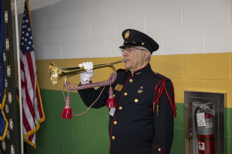 November 12, 2025: Senator Kim hosts Veterans Breakfast at the Dauphin County Technical School.