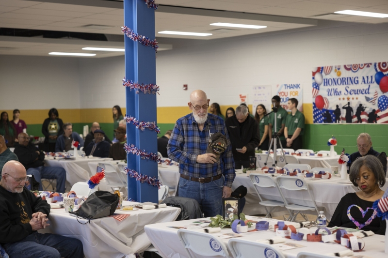 November 12, 2025: Senator Kim hosts Veterans Breakfast at the Dauphin County Technical School.