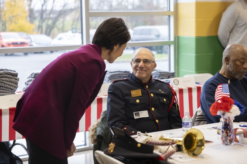 November 12, 2025: Senator Kim hosts Veterans Breakfast at the Dauphin County Technical School.