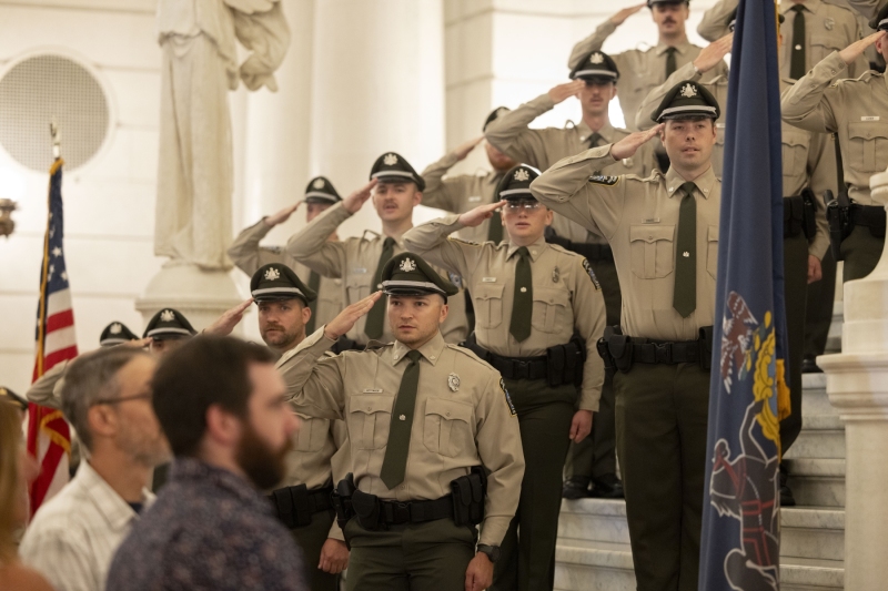 July 18, 2025: Senator Patty Kim attends the 2025 Waterways Conservation Officers' Graduation Ceremony.