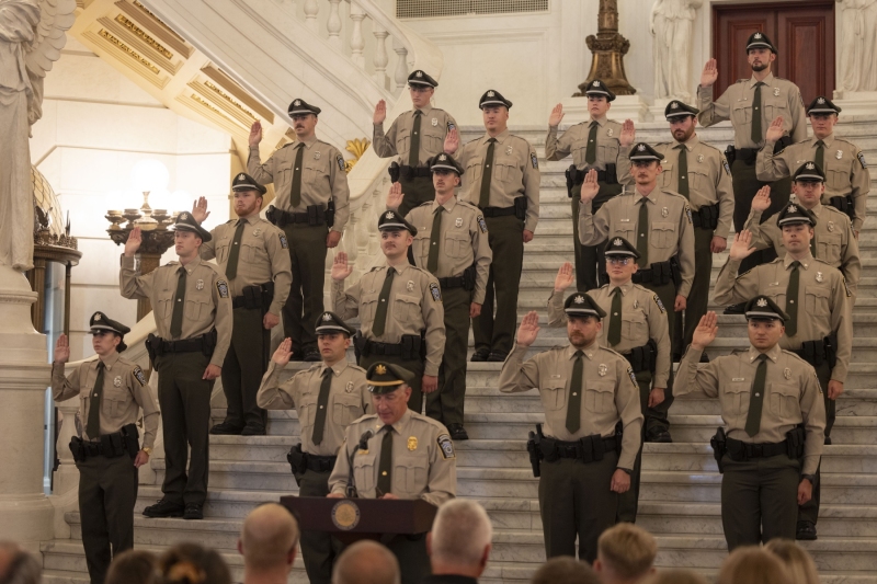 July 18, 2025: Senator Patty Kim attends the 2025 Waterways Conservation Officers' Graduation Ceremony.