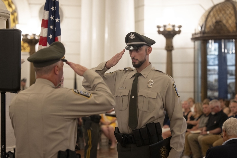July 18, 2025: Senator Patty Kim attends the 2025 Waterways Conservation Officers' Graduation Ceremony.