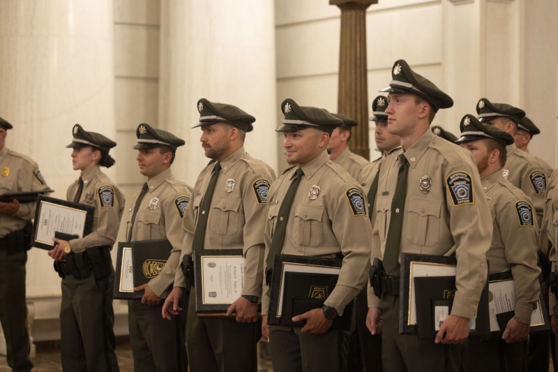 July 18, 2025: Senator Patty Kim attends the 2025 Waterways Conservation Officers' Graduation Ceremony.