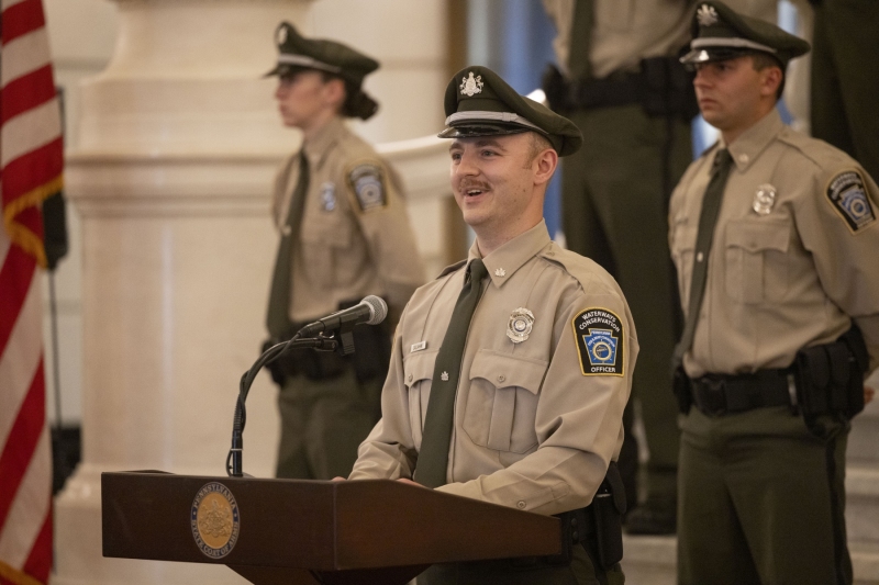 July 18, 2025: Senator Patty Kim attends the 2025 Waterways Conservation Officers' Graduation Ceremony.