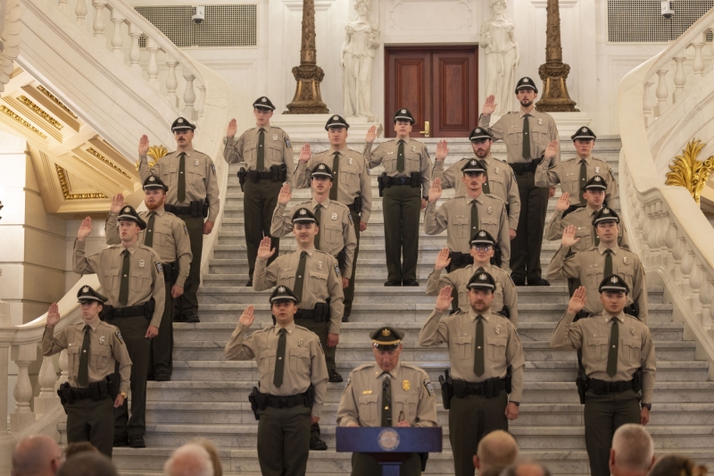 July 18, 2025: Senator Patty Kim attends the 2025 Waterways Conservation Officers' Graduation Ceremony.