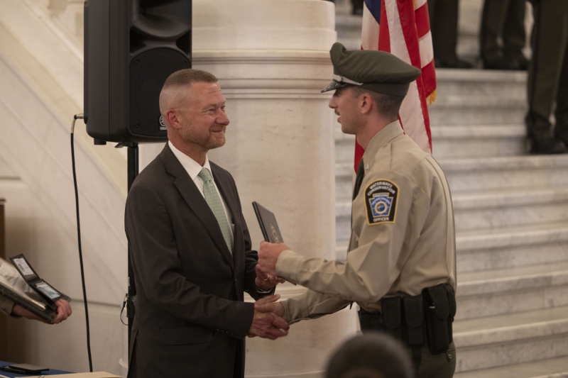 July 18, 2025: Senator Patty Kim attends the 2025 Waterways Conservation Officers' Graduation Ceremony.
