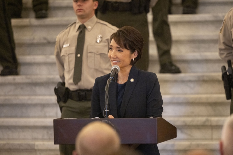 July 18, 2025: Senator Patty Kim attends the 2025 Waterways Conservation Officers' Graduation Ceremony.