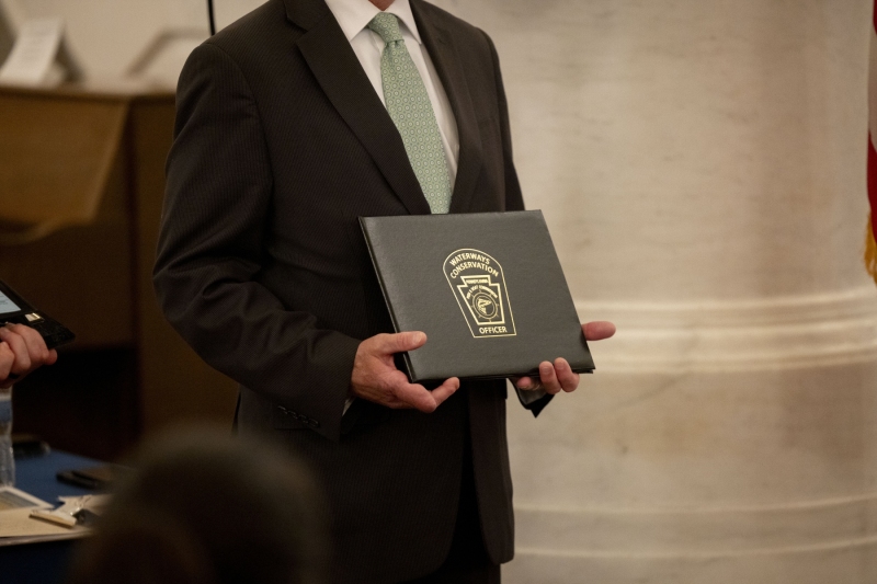 July 18, 2025: Senator Patty Kim attends the 2025 Waterways Conservation Officers' Graduation Ceremony.