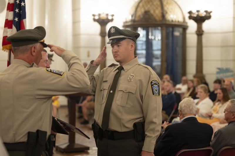 July 18, 2025: Senator Patty Kim attends the 2025 Waterways Conservation Officers' Graduation Ceremony.