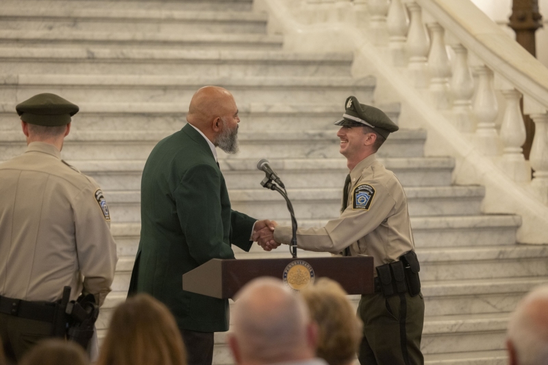 July 18, 2025: Senator Patty Kim attends the 2025 Waterways Conservation Officers' Graduation Ceremony.