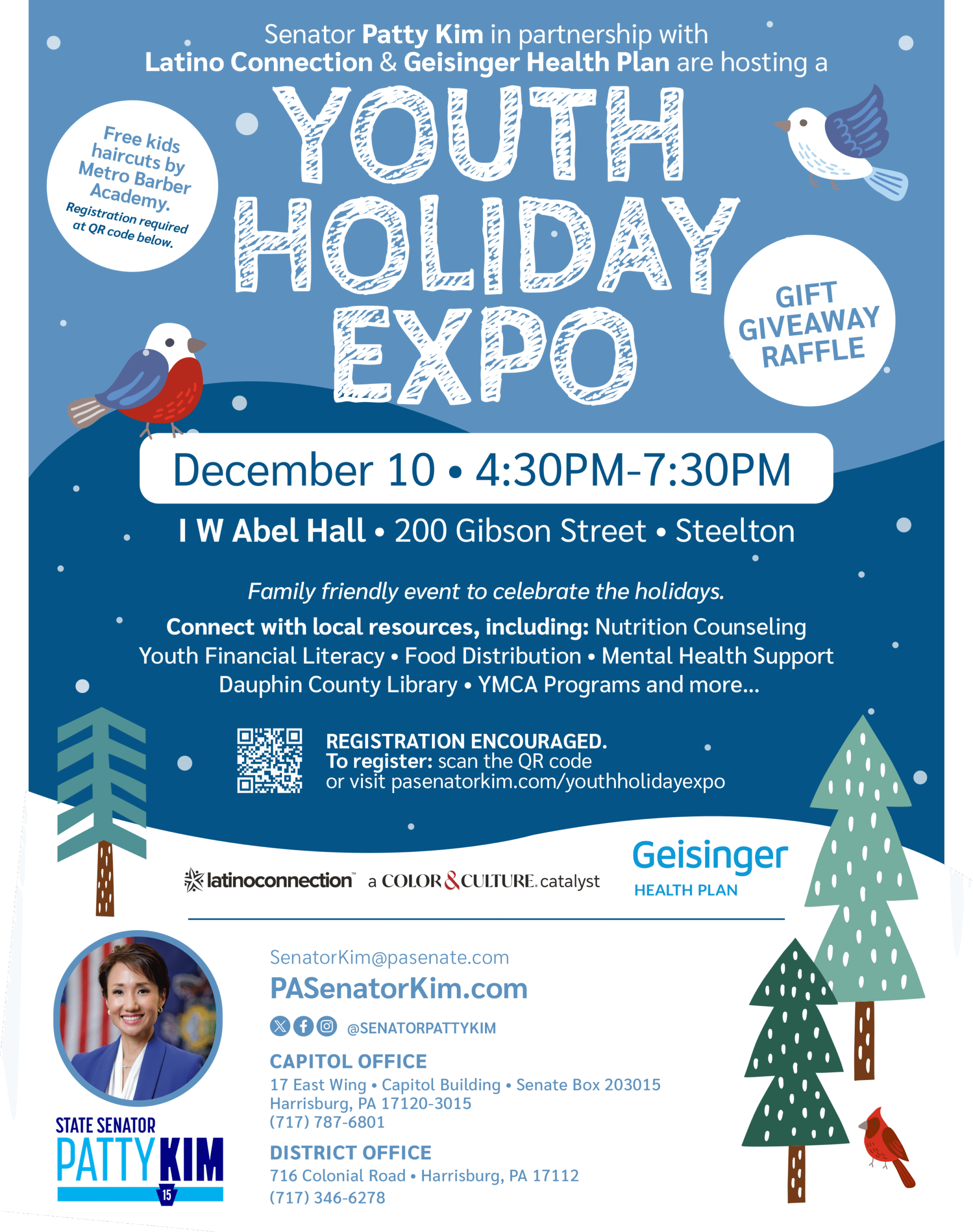 Senator Kim Youth Holiday Expo 2025