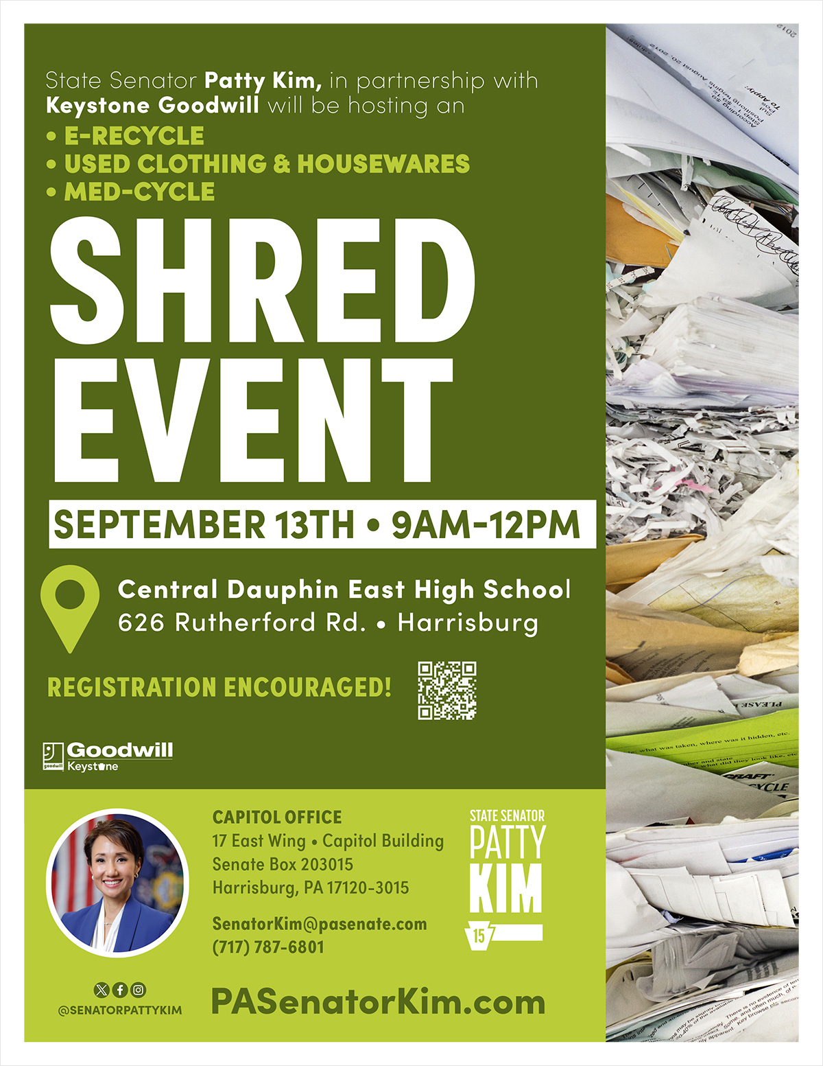 Shredding Event - September 13, 2025