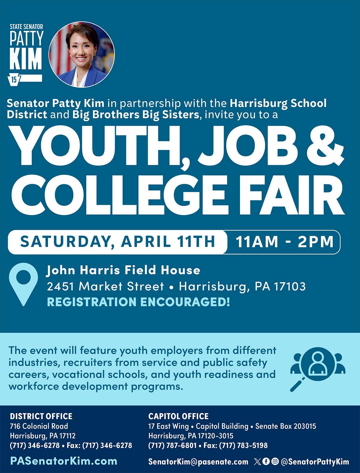 Youth, Job & College Fair - April 11, 2026